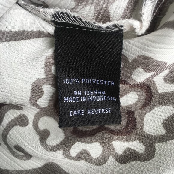 Draped Neckline Floral Blouse - Picture 6 of 10